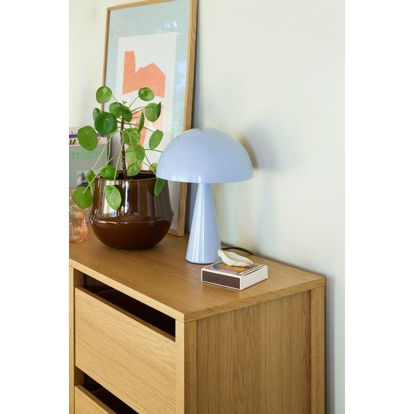 Veioză albastră (înălțime 34 cm) Mush – Hübsch-image-1