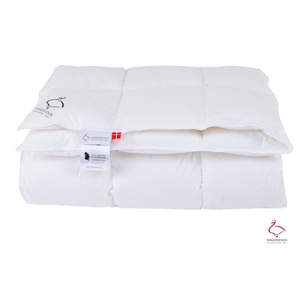 Pilotă cu umplutură de pene 4 anotimpuri 200x220 cm Snow Queen – Ringsted Dun