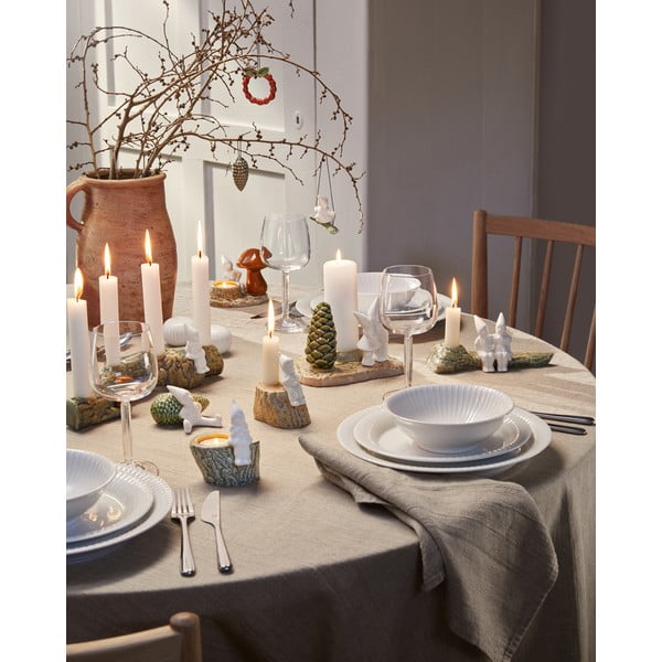 Ornament de Crăciun din porțelan Pine Cone – Kähler Design-image-1