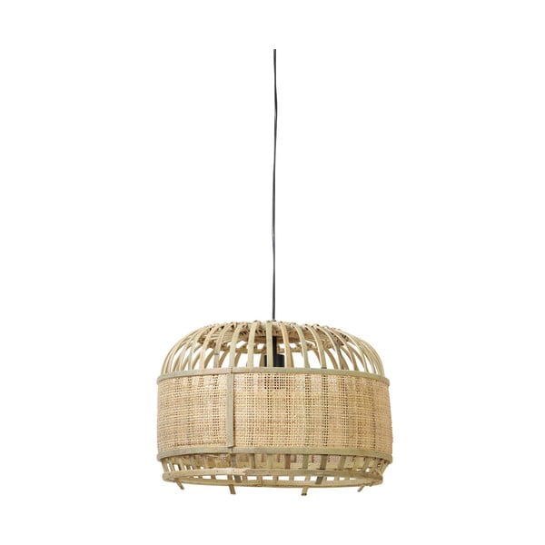 Lustră cu abajur din bambus și  ratan ø 49 cm Dalika – Light & Living