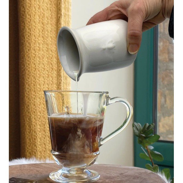 Latieră crem din gresie ceramică 200 ml Abeille – La Rochére-image-1