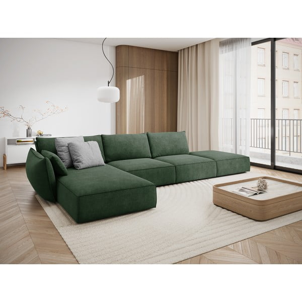 Colțar verde închis (pe partea stângă) Vanda – Mazzini Sofas-image-1