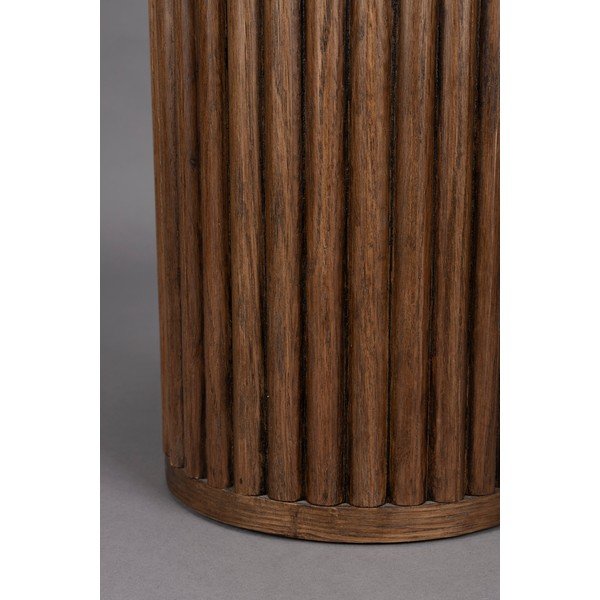 Măsuță auxiliară rotundă cu blat din piatră ø 35 cm Arda – Dutchbone-image-3