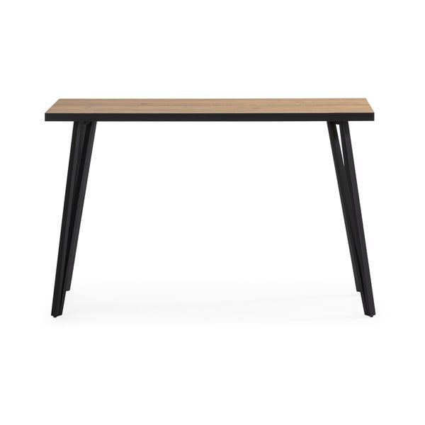 Masă consolă cu blat cu aspect de lemn de stejar 60x120 cm Sindi – Marckeric-image-2