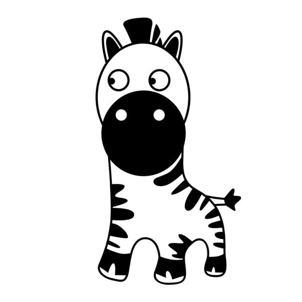 Autocolant Fanastick Zebra-image-2