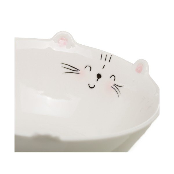 Bol din porțelan Unimasa Kitty, ⌀ 16,1 cm, alb-image-1