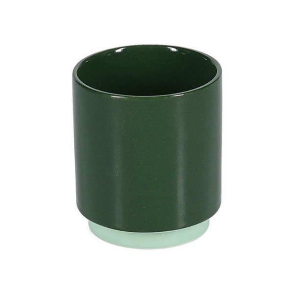 Ceașcă verde-închis din gresie ceramică 270 ml Duo – ONA