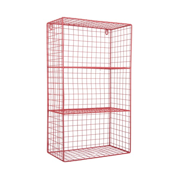 Raft roșu etajat din oțel 60 cm Reja – PT LIVING-image-2