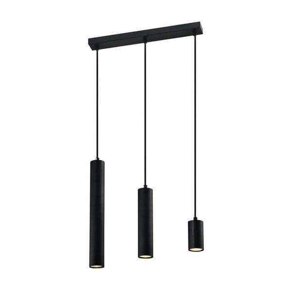 Lustră neagră cu abajur din metal 6x46 cm Tubo – Candellux Lighting
