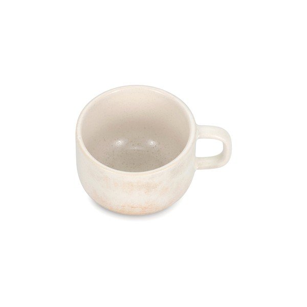 Ceașcă bej din gresie ceramică 220 ml Aquarel – S|P Collection-image-1