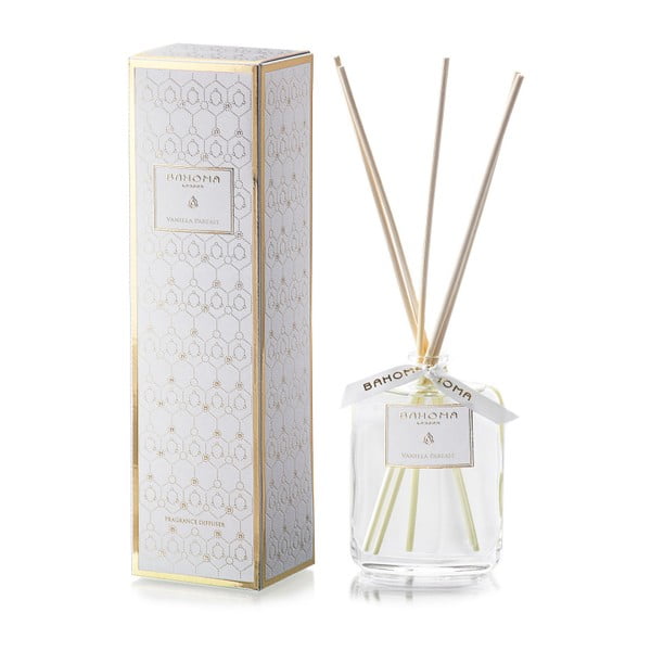 Difuzor de aromă cu parfum de parfait de vanilie Bahoma London, 100 ml