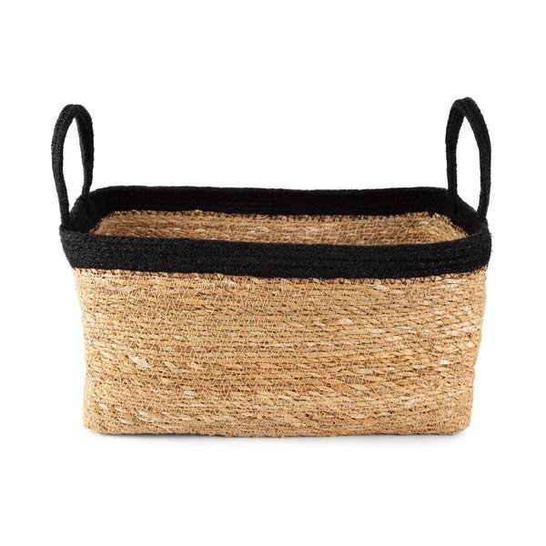 Coș de depozitare din iarbă de mare Compactor Natural, 34 x 23 cm-image-3