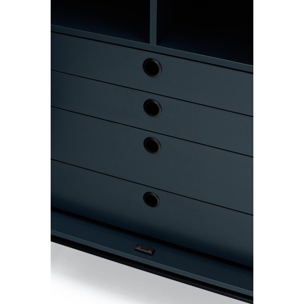 Dulap Teulat Punto, negru-albastru-image-1