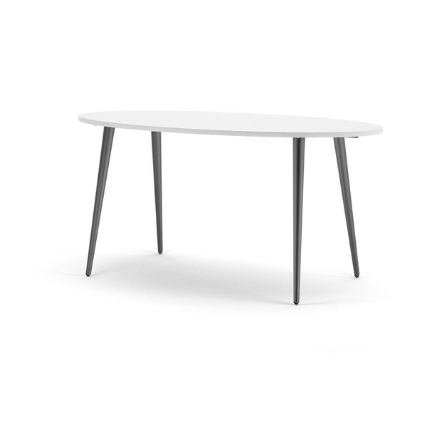 Masă de dining cu blat alb 160x80 cm Oslo - Tvilum-image-1