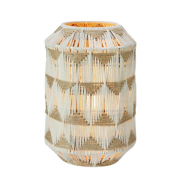 Veioză în culoare naturală cu abajur textil/cu abajur din iută (înălțime 35 cm) Ano – Markslöjd