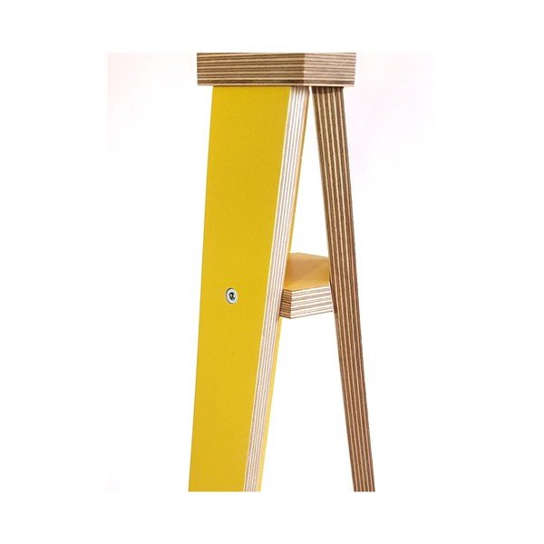 Lampadar cu abajur alb și cablu roşu Ragaba Wanda, galben-image-2