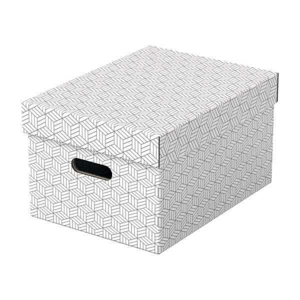 Set 3 cutii depozitare Esselte Home, 26,5 x 36,5 cm, alb