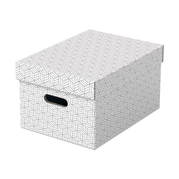 Set 3 cutii depozitare Esselte Home, 26,5 x 36,5 cm, alb