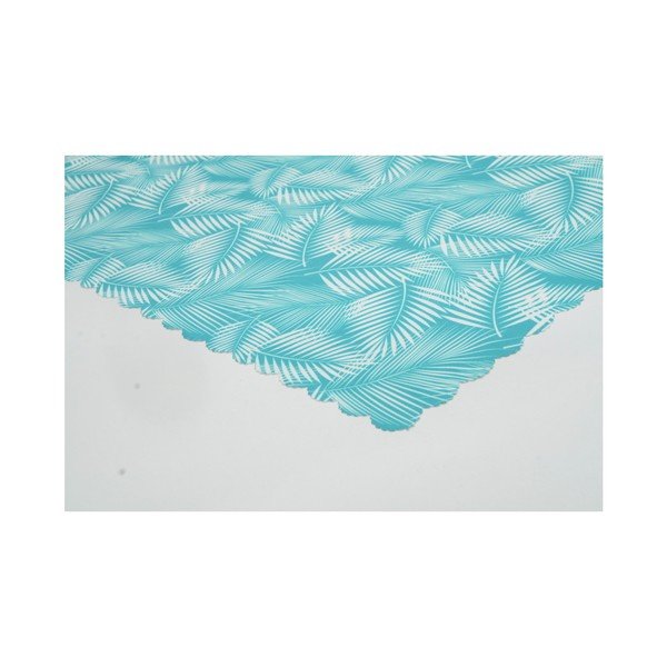 Napron din microfibră pentru masă Minimalist Cushion Covers Blue Leaves, 45 x 145 cm-image-1