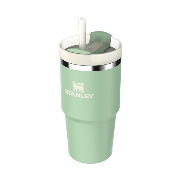 Termos verde salvie cu pai din oțel inoxidabil 600 ml Quencher H2.0 FlowState Tumbler Pistachio – Stanley-image-1