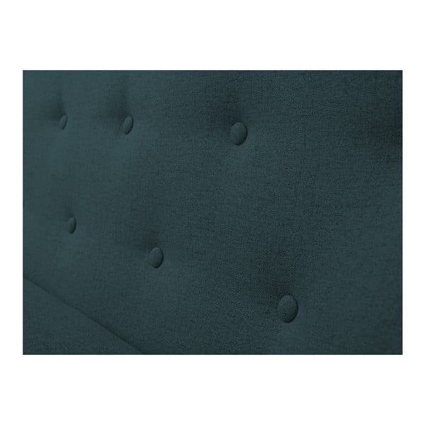 Canapea cu 2 locuri și picioare de culoare deschisă Mazzini Sofas Sicile, albastru închis-image-4