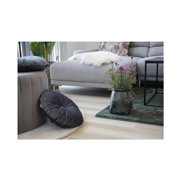 Pernă cu husă din catifea House Nordic Luso, ø 45 cm, gri-image-4