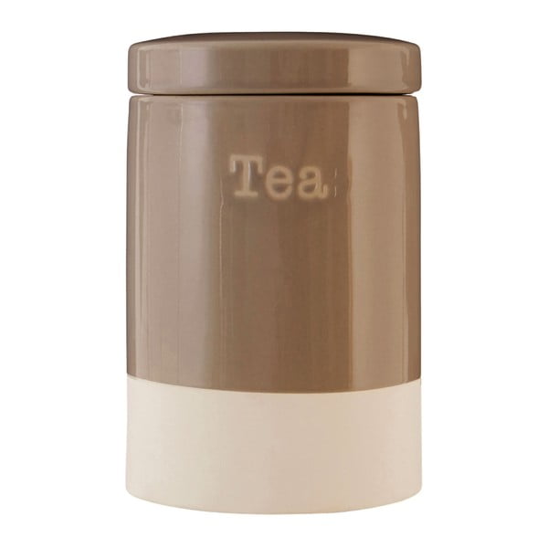 Recipient din ceramică pentru ceai Premier Housewares, 616 ml, maro