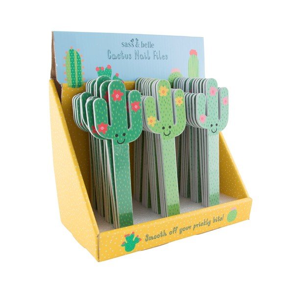 Set 3 pile pentru unghii Sass & Belle Cactus-image-2