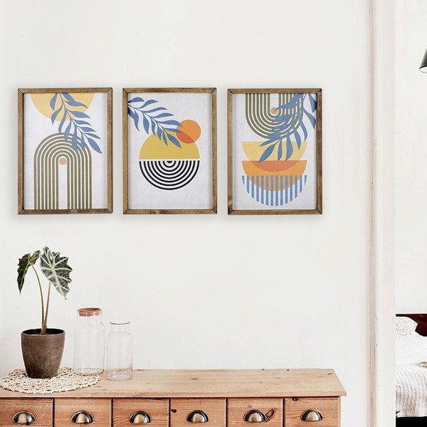 Set 3 tablouri Kate Louise Summer, 36 x 48 cm-image-3