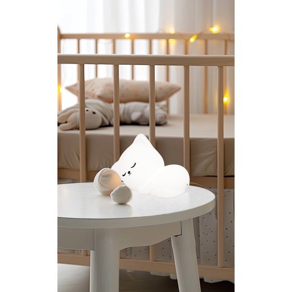 Lampă de veghe pentru copii albă Mia – Fischer & Honsel-image-1