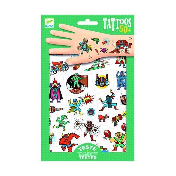 Tatuaje temporare Djeco Super eroi-image-1