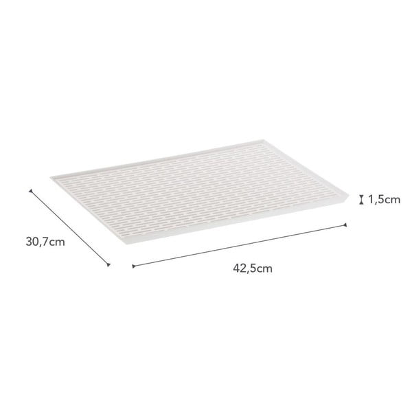 Suport pentru uscat vesela Yamazaki Tower, alb-image-3