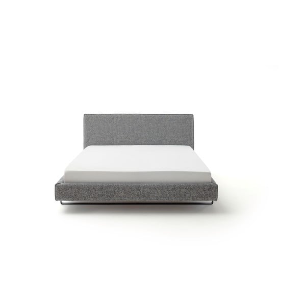 Pat matrimonial gri tapițat fără somieră 180x200 cm La Gomera – Meise Möbel-image-2
