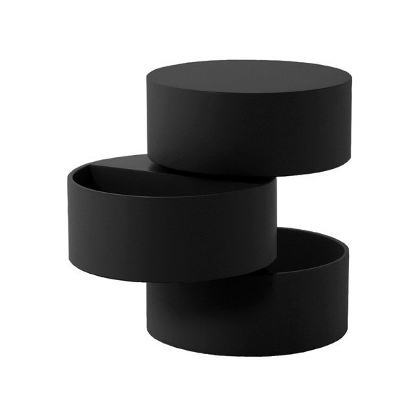 Masă cafea extensibilă Actona Pop, ⌀ 40 cm, negru-image-2