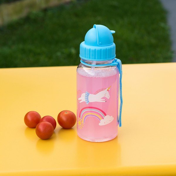 Sticlă pentru copii albastră din tritan 500 ml Magical Unicorn – Rex London-image-1