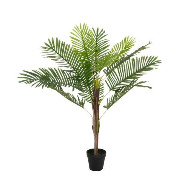 Floare artificială cu ghiveci din plastic J-Line Palm