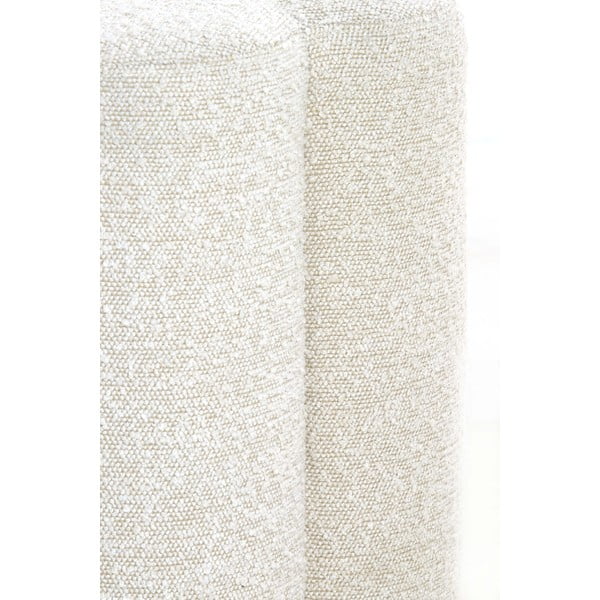 Taburet crem cu tapițerie din stofă bouclé Nalani – Light & Living-image-4