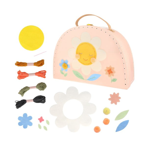 Set cerativ Flower Embroidery Suitcase – Meri Meri