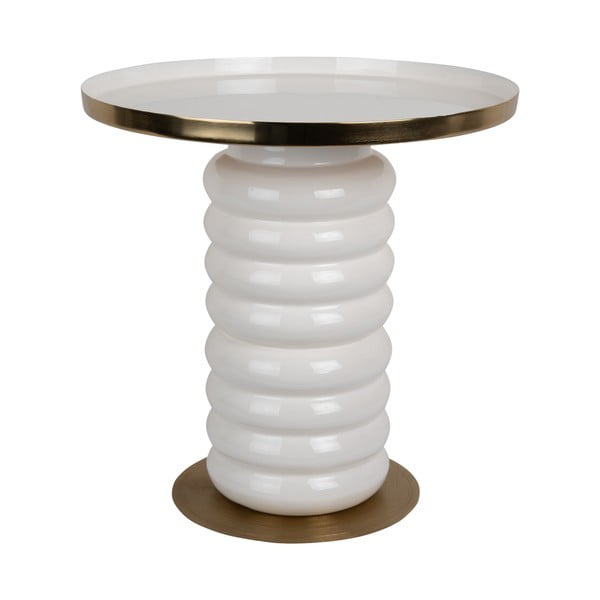 Măsuță auxiliară rotundă din metal ø 41 cm Ruby – Leitmotiv