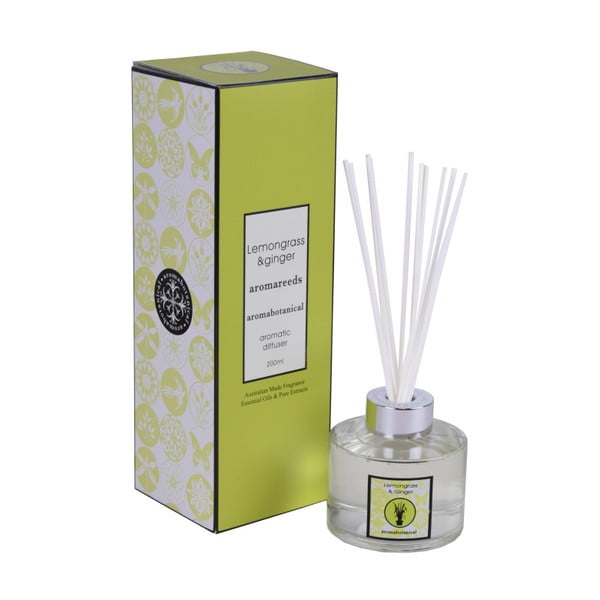Difuzor parfum cu aromă de lemongrass și ghimbir Aromabotanical, 200 ml