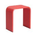 Scaun tip taburet roșu din metal Multron – Ellos Home