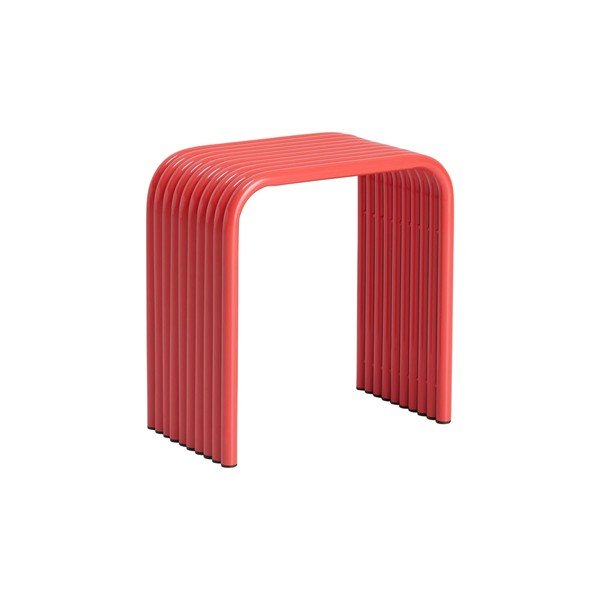Scaun tip taburet roșu din metal Multron – Ellos Home