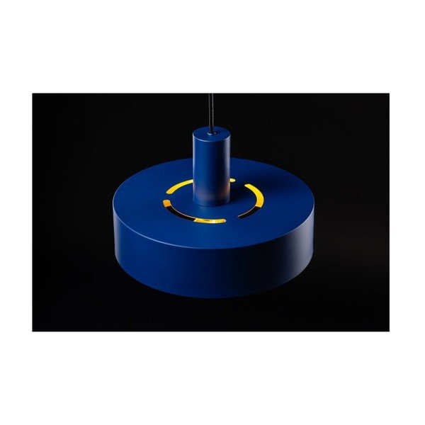 Lustră albastru-închis cu abajur din metal ø 30 cm Selvia II – GTV-image-1