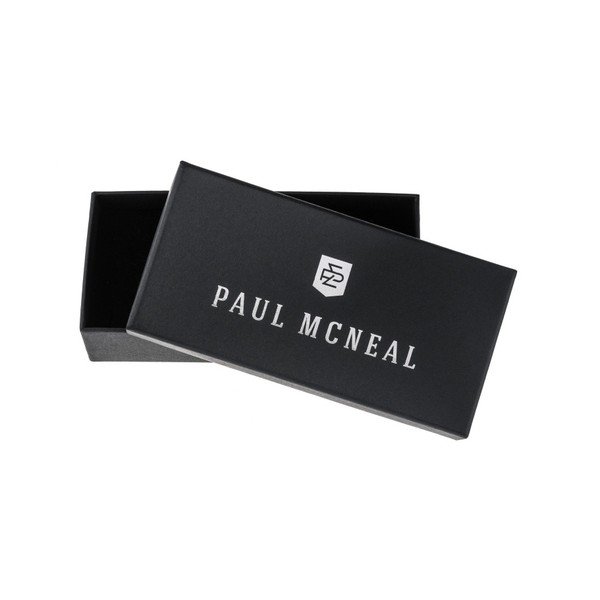 Ceas de damă, curea din oțel Paul McNeal Timeless, alb-auriu-image-2