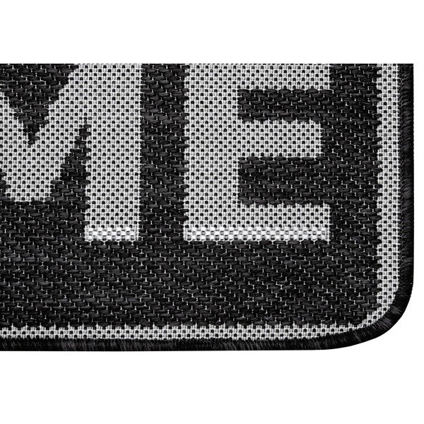Covoraș intrare Hanse Home Weave Smiley, 50x80 cm, gri antracit-image-1