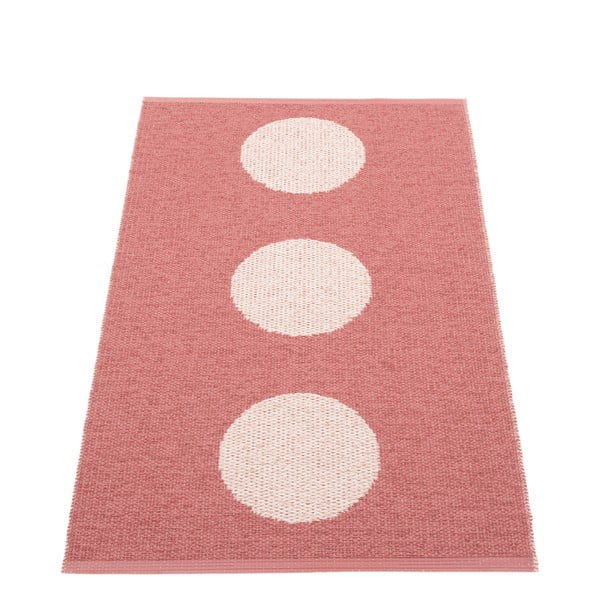 Covor pentru exterior și interior roșu deschis 70x120 cm Vera Pop Blush – Pappelina