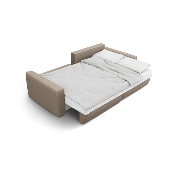 Colțar maro deschis extensibil, cu spațiu de depozitare Belfast – Cosmopolitan Design-image-4