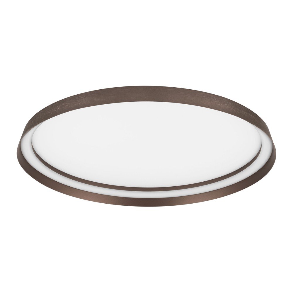 Plafonieră maro LED cu intensitate reglabilă din aluminiu Ormi – Nova Luce