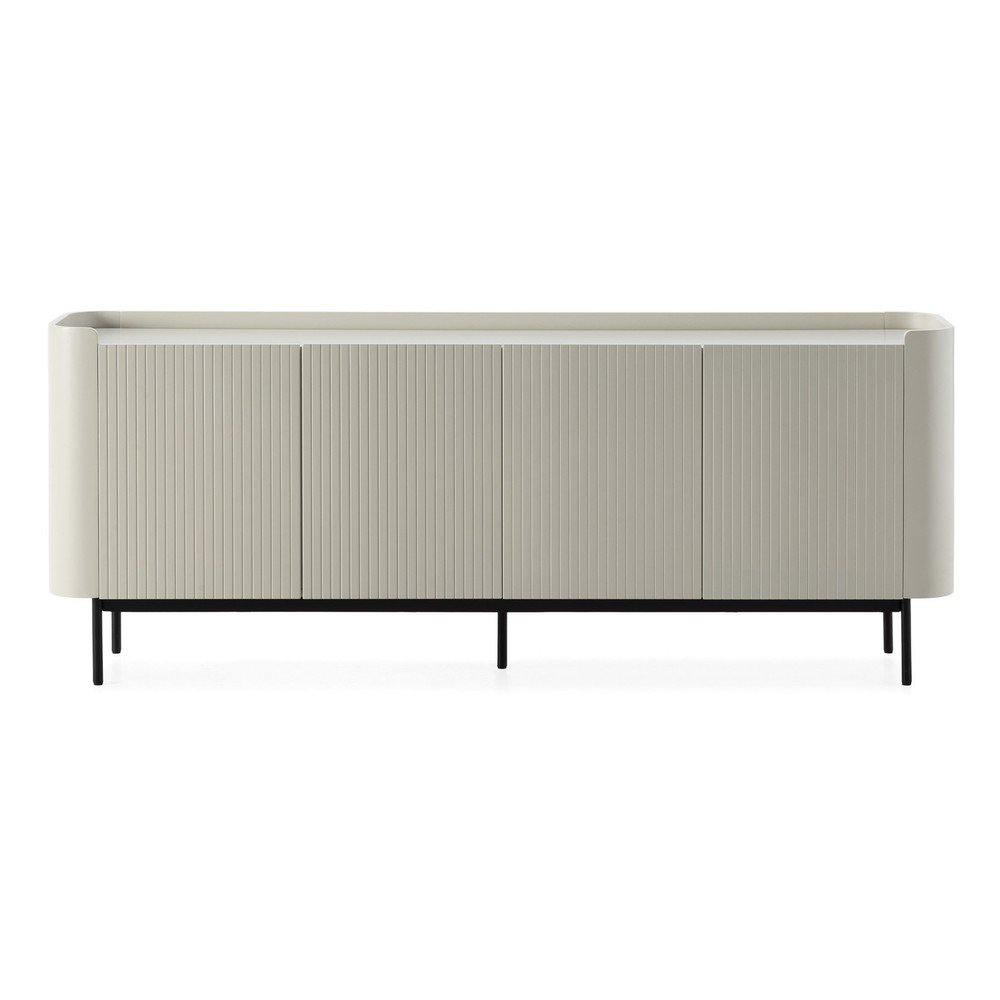 Comodă crem 200x80x40 cm Willa – MOME