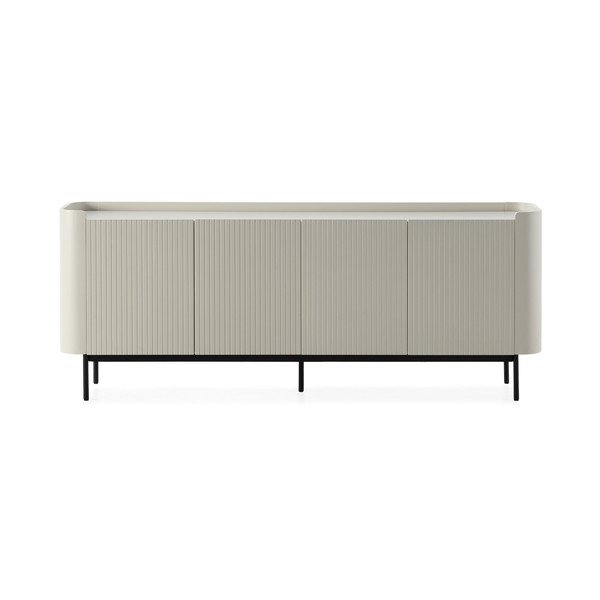 Comodă crem 200x80x40 cm Willa – MOME-image-4